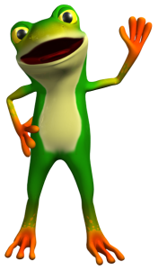 waving frog